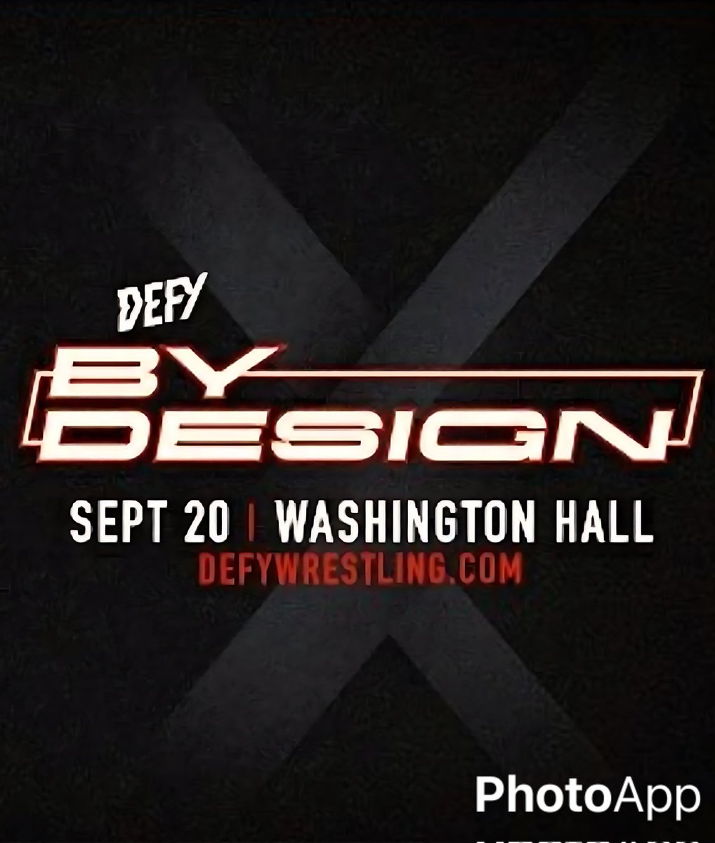 KaydrianWebb's tweet photo. • Defy Wrestling presents #ByDesign Sept. 20th Washington Hall
• If KENTA can successfully defend his title 🆚 Ricky Knight Jr. at @ThisIs_Progress Wrestling Never Sleeps August 26th ⤵️
• KENTA will defend Title 🆚 Artemis Spencer at Defy Wrestling #DefyByDesign https://t.co/u4NRFsbnqb