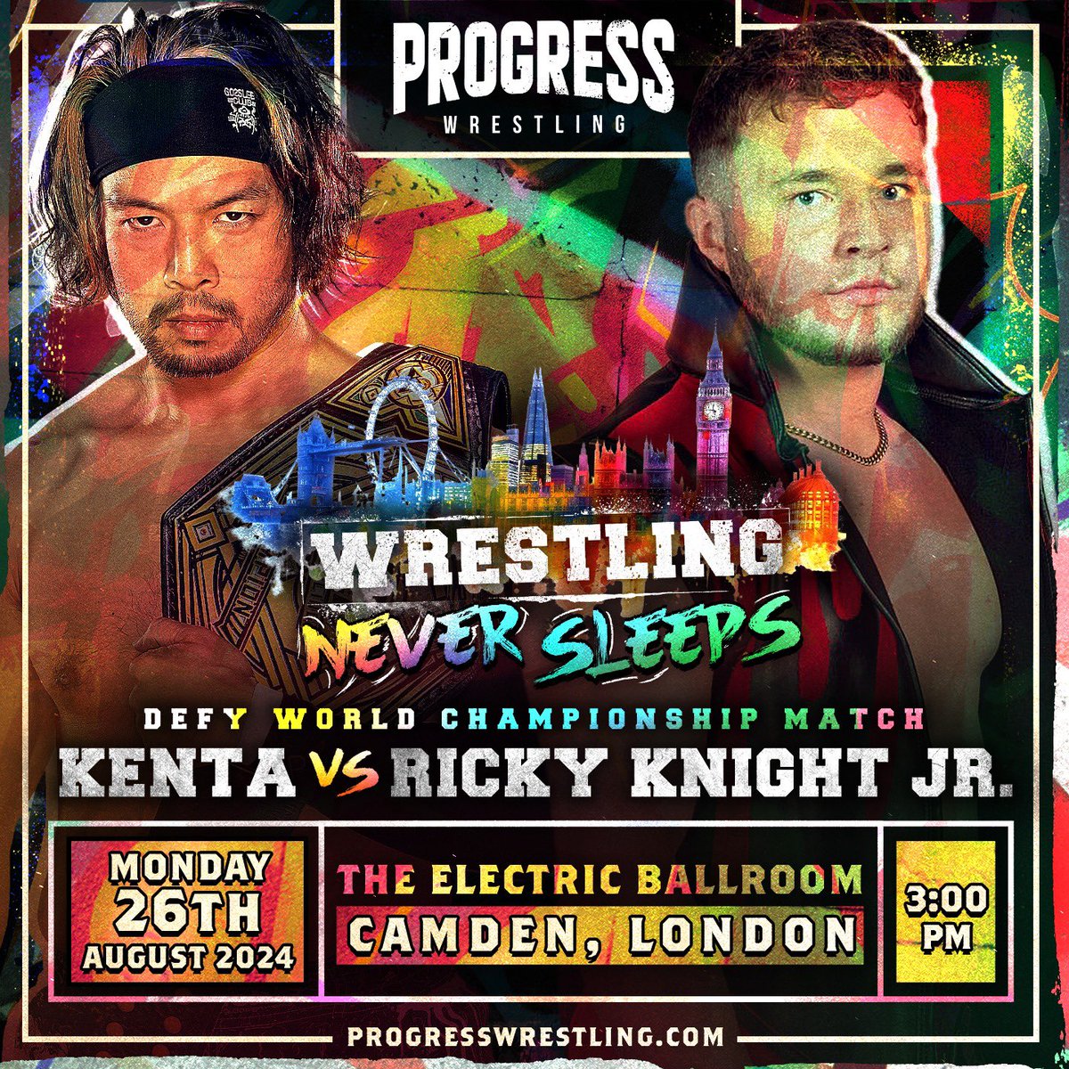 KaydrianWebb's tweet photo. • Defy Wrestling presents #ByDesign Sept. 20th Washington Hall
• If KENTA can successfully defend his title 🆚 Ricky Knight Jr. at @ThisIs_Progress Wrestling Never Sleeps August 26th ⤵️
• KENTA will defend Title 🆚 Artemis Spencer at Defy Wrestling #DefyByDesign https://t.co/u4NRFsbnqb