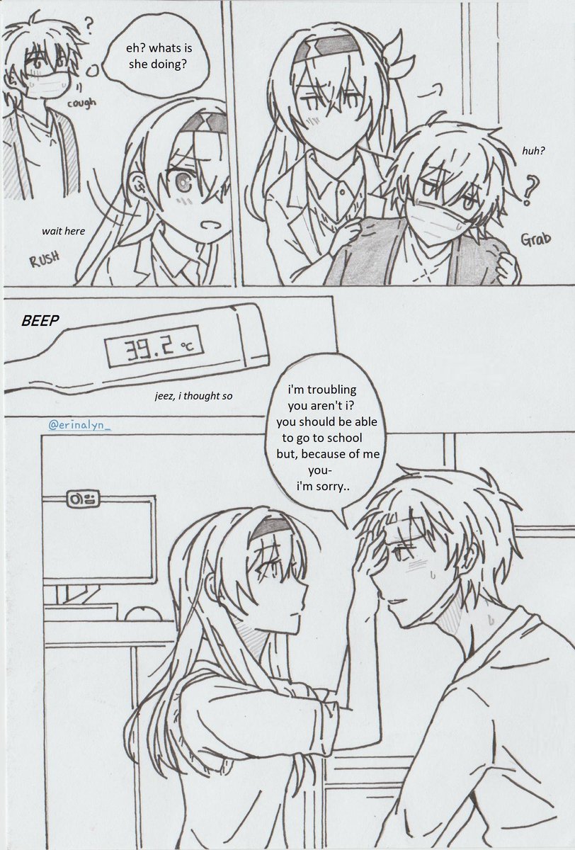 Erinalyn_'s tweet photo. Honkai starrail one shot - Caelus x Firefly
Sick (1/2)
TL: English

Hope you like it! And happy reading <3

#honkaistarrailfanart #HonkaiStarRail #caefly #FireflyHSR #mangaart #Caelushsr #manga #fanfiction https://t.co/4UnwJEFjpI