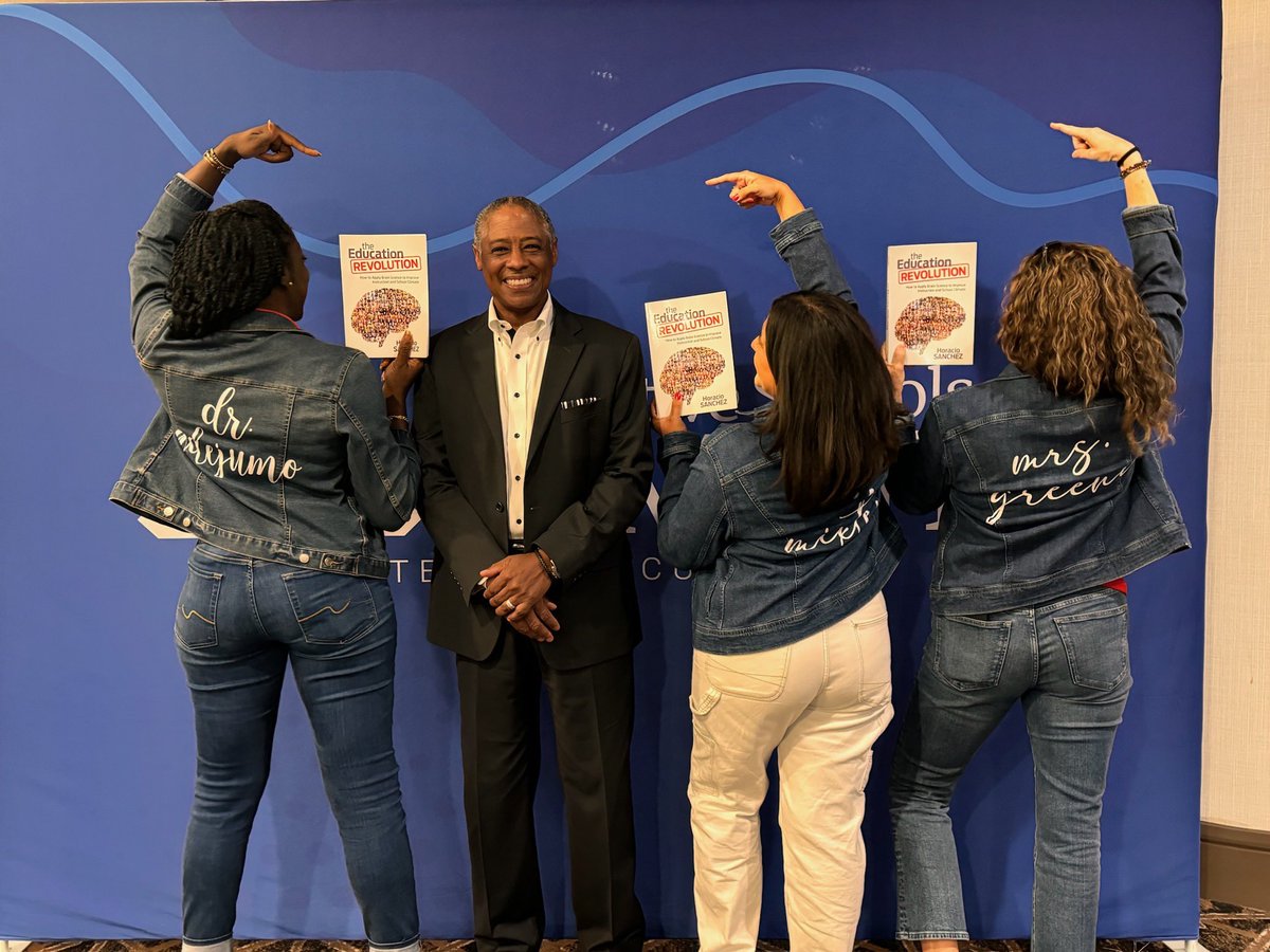 This has become my favorite pic, at the ISS Conference, they asked to take a pic, I thought we would all smile for the camera, but then they turned and pointed. #accutrain