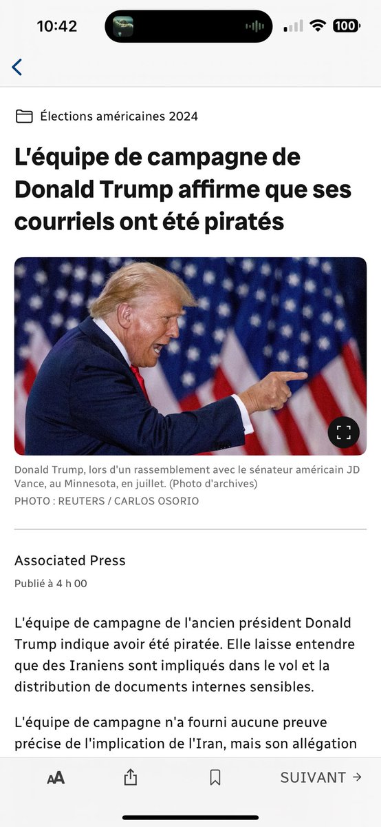 On dirait qu’on assiste à un retour de la campagne en 2016 avec les courriels de Clinton. 🤣 #Harris2024