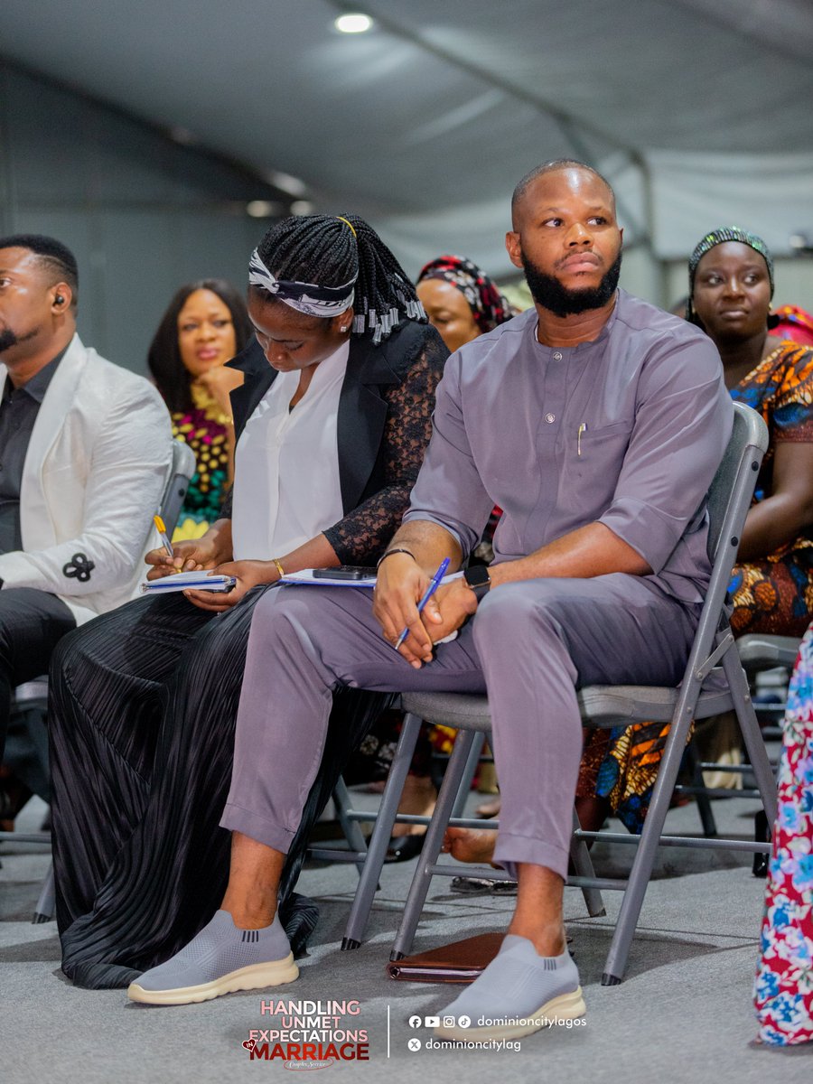dominioncitylag's tweet photo. During the second service, couples were taught to constantly evaluate their expectations and how to manage unmet expectations on their marriage.
#DCLagosHq #DominionCity #UnmetExpectation #CouplesService https://t.co/N0mIPaJqqW