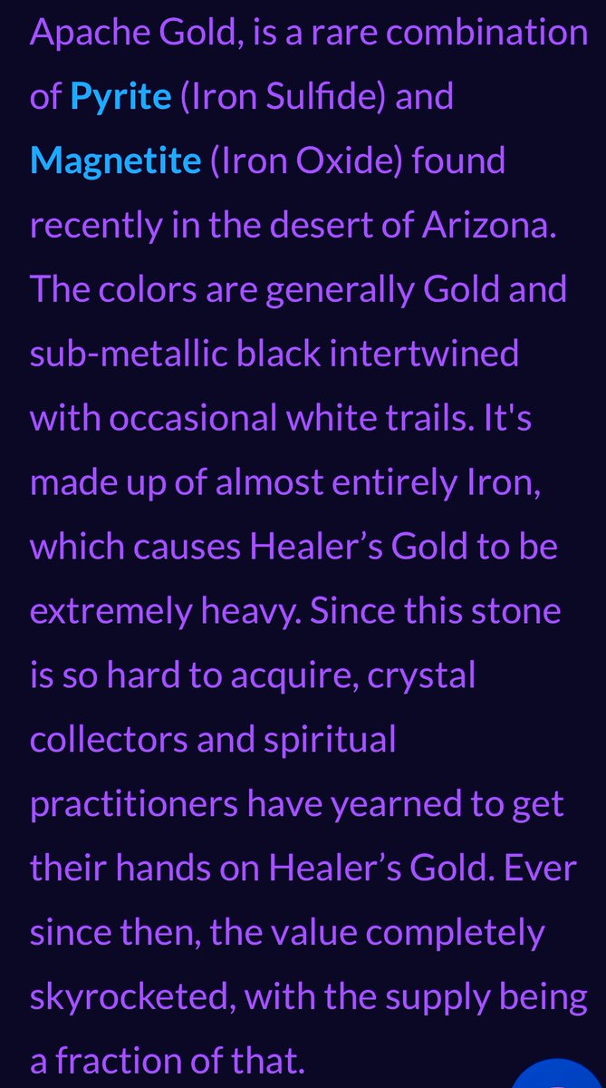 MoonChild_W333's tweet photo. #CrystalShowAndTell today is #HealersGold rare combination of #Pyrite & #Magnetite @Cosmic_Mystery0 @SnowInTheAir @StrangeDollz @MrH1987 @aaronramsey @elvira63383 @chrismp59 @RowanDriskell Iโve added some info โน๏ธ in the photos for you hope you enjoy my friends #ApacheGold https://t.co/cr061G43L6