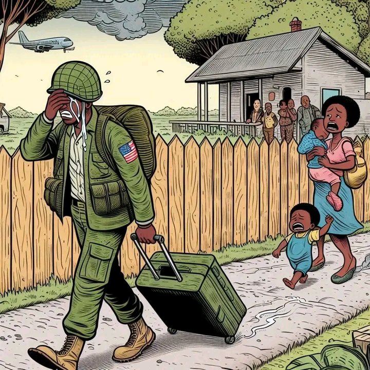 to leave your family back home and go and defend your country is not easy