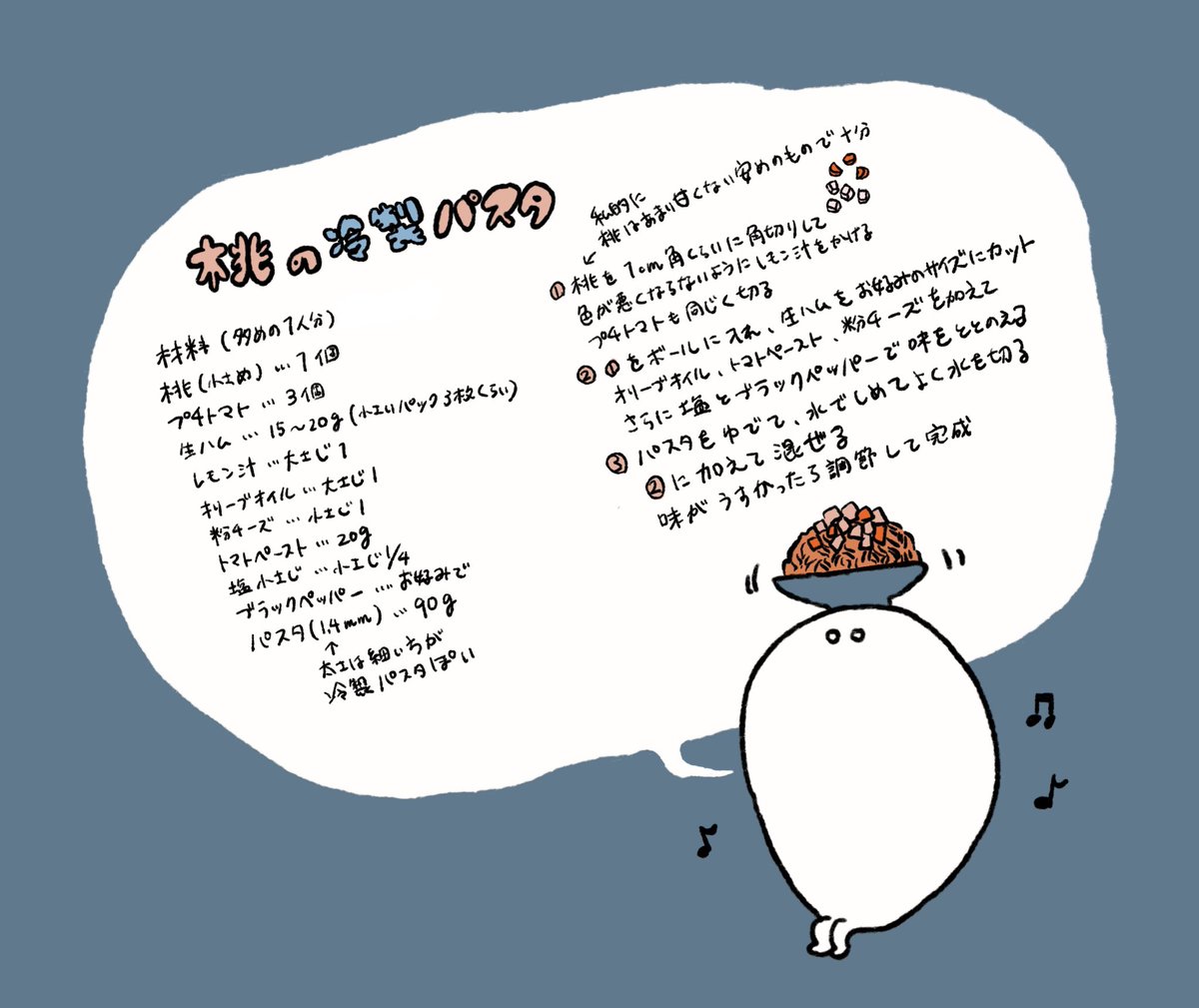 🍑覚書レシピ 