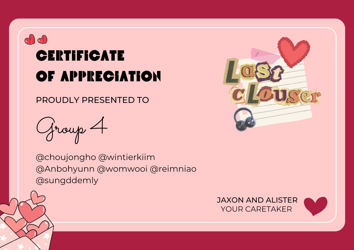 LastClouser's tweet photo. Our last gift for all groups https://t.co/SH5mLPh9gc