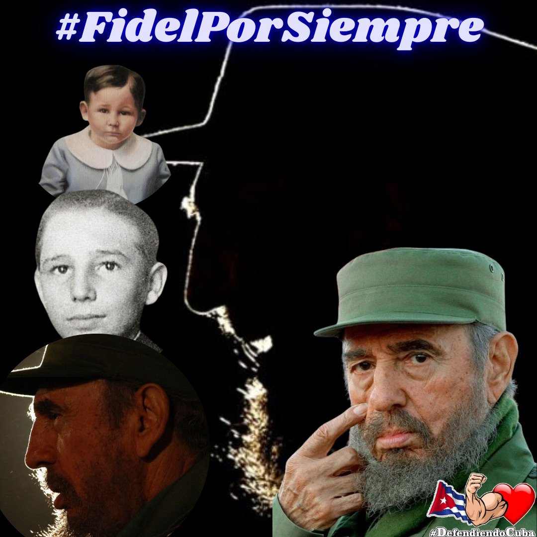 #DomingoDeReflexiones con #FidelPorSiempre✨👇

Hoy toda #Cuba festeja el 9️⃣8️⃣ cumpleaños de nuestro líder de la Revolución cubana. Entre nosotros está el soldado de las ideas, el faro de luz✨ para quienes luchan contra poderes imperiales, el invicto.....
#DefendiendoCuba🇨🇺💪❤️