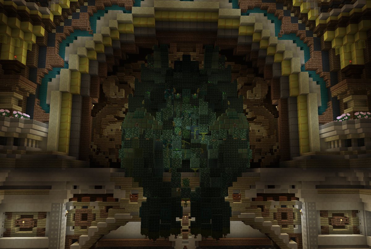 lif_momo's tweet photo. #minecraft建築コミュ #Minecraftbuilds 
#Minecraft 
#Minecraft建築
Inspired by Cthulhu Mythos https://t.co/LPTp3caIZm
