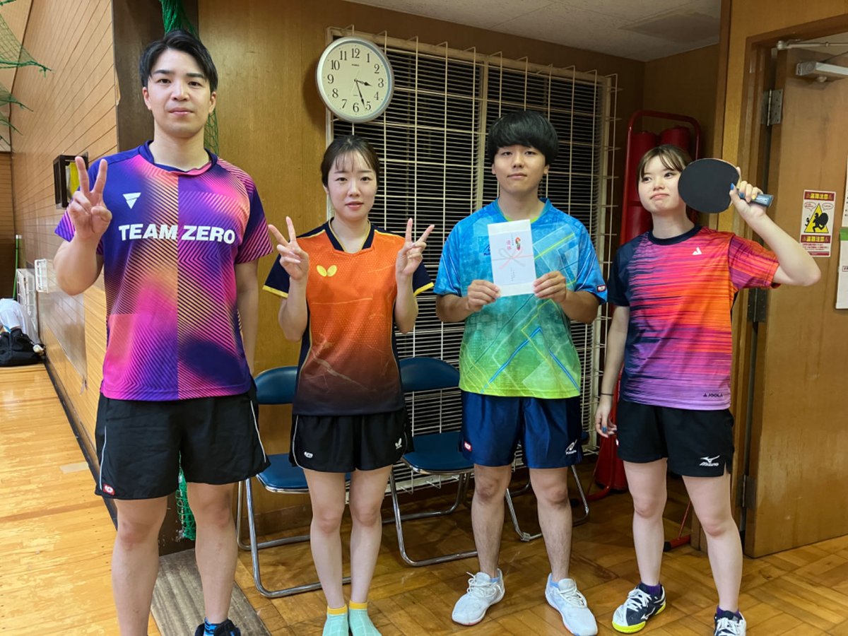 jctk2022's tweet photo. 2024/08/11(土)　日中杯(WSS団体戦)
【試合結果①】
参加の皆さん、お疲れ様でした^ - ^

リーグ１
1位：チーム菅原
2位：チーム内田
3位：立教プラス平成
ブービー賞：チーム榊田

入賞ギャラリー

▼今後大会▼
https://t.co/flHffSLCtK

@spinonlineworld
#SpinOnline
#スピンオンライン
#日中杯 https://t.co/xXDo8zxbsj