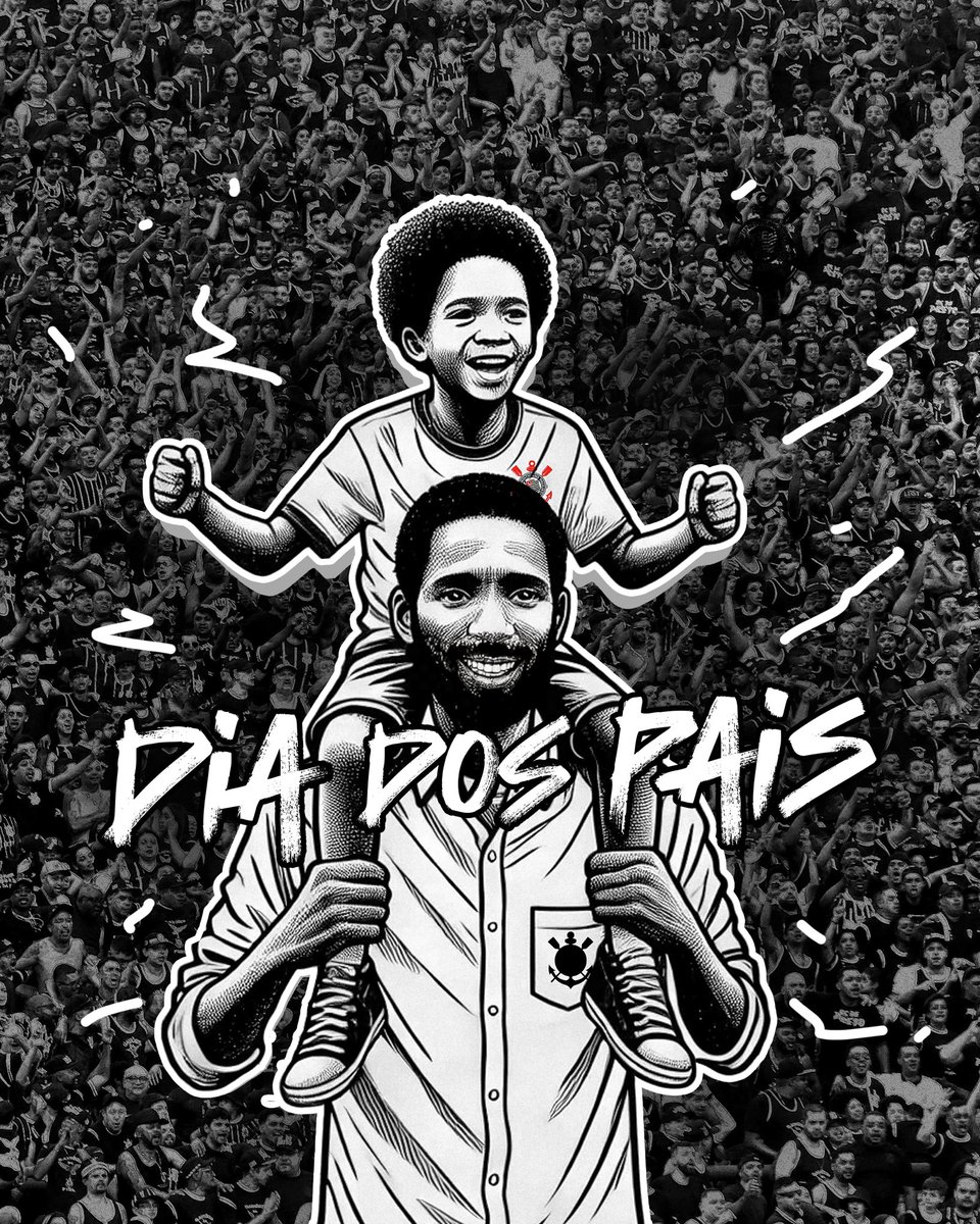 Corinthians's tweet photo. Feliz Dia dos Pais, Fiel! 🖤🤍

#DiaDosPais
#VaiCorinthians https://t.co/Qz5Q52nKX4