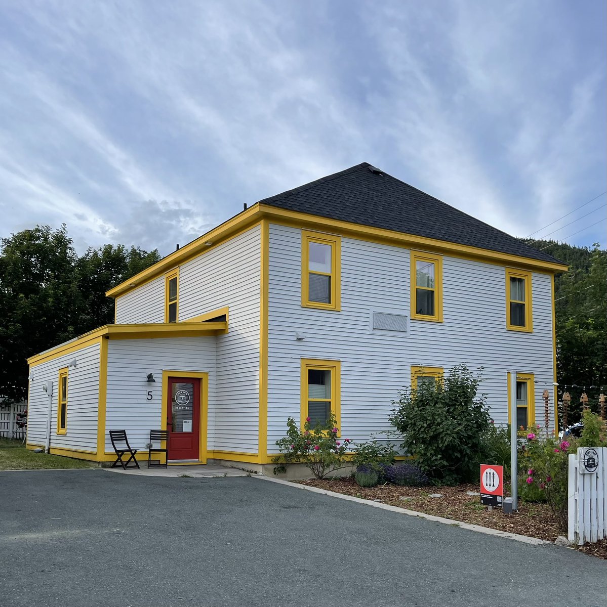 Quidi Vidi, on the eastern edge of St. John’s, Newfoundland, is a small picturesque neighbourhood with narrow streets.