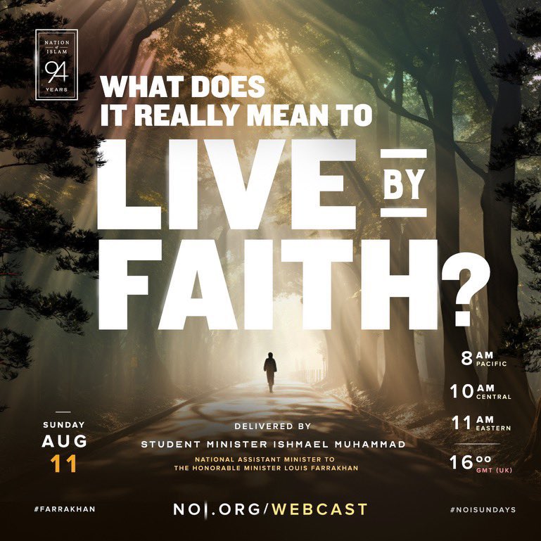 ReubenMuhammad's tweet image. Praise be to ALLAH!
I truly THANK Him for Brother Student @MinIshmael Muhammad and the Deeply Moving Message he Delivered, Today!
#Medicine #Balm 

#NOISundays 
#FARRAKHAN