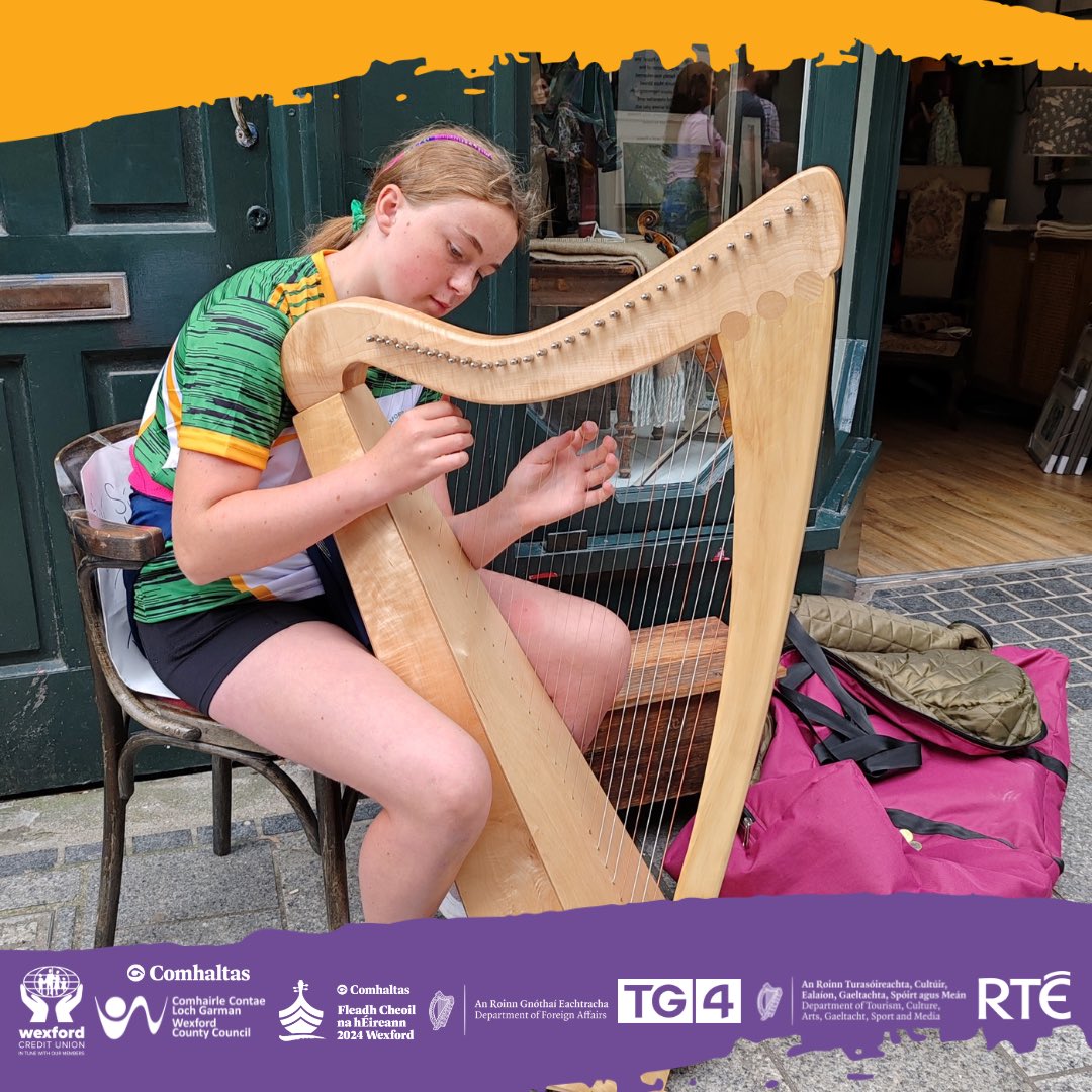 fleadhcheoil's tweet photo. As the #FleadhForAll continues, we would like to thank all of the phenomenal artists who have travelled to Wexford to preserve Irish culture and heritage. The talent we have witnessed on the streets of Wexford town has been incredible! 🪗 https://t.co/gdns4MvQE8