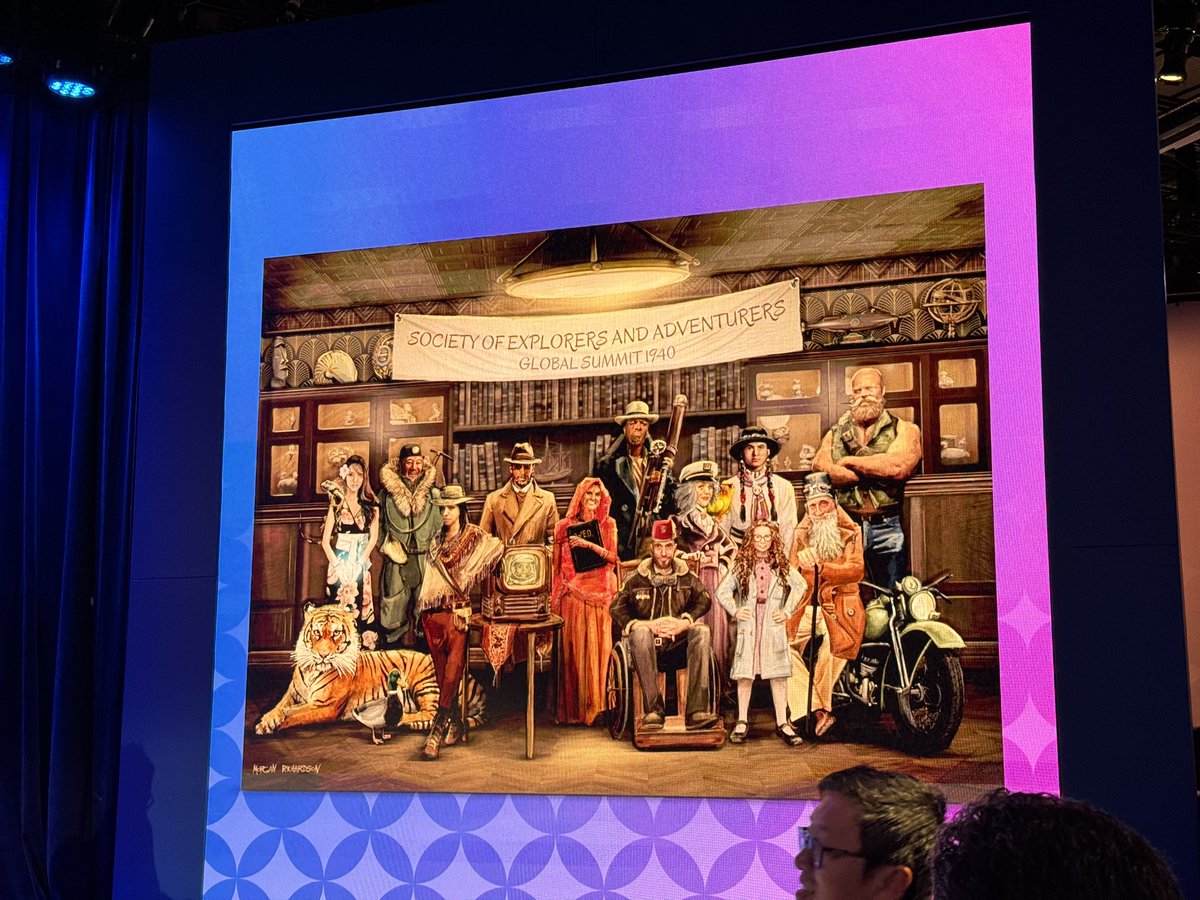 Fresh from #D23, this is a piece of conception art showing what SEA might could look like in the future and I love it. Much more representative of people of all different backgrounds and cultures.