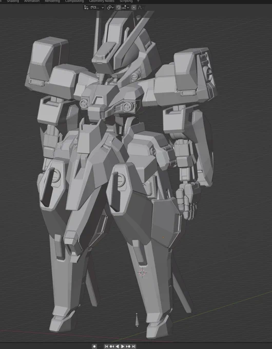 腕作成と足修正あと大体はメタルロボット魂のラーⅡ参考にできる… 