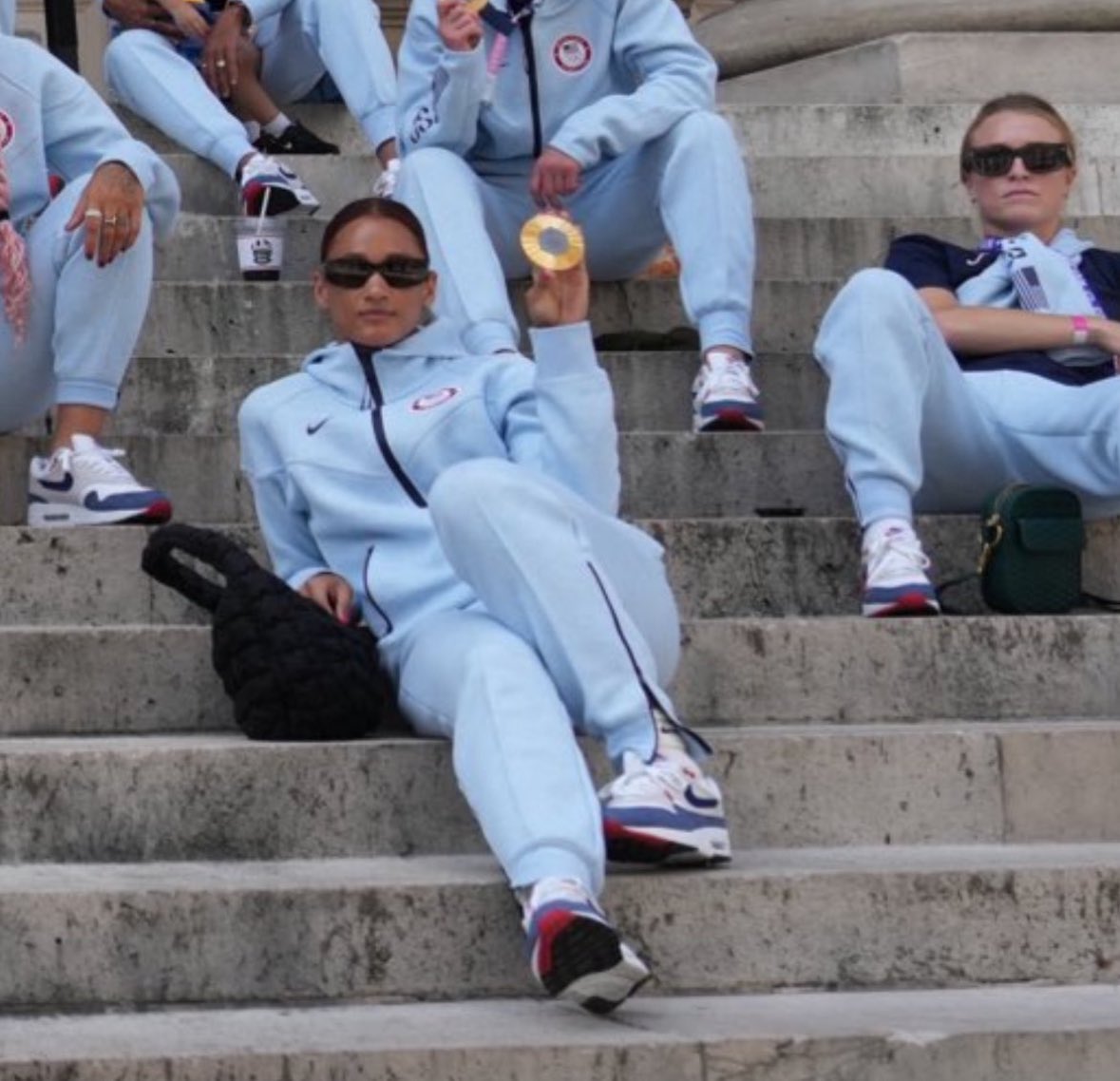 afcwalti's tweet photo. i’m living for lynn’s partied-so-hard-the-medal-broke moment https://t.co/is4FRWZkg8