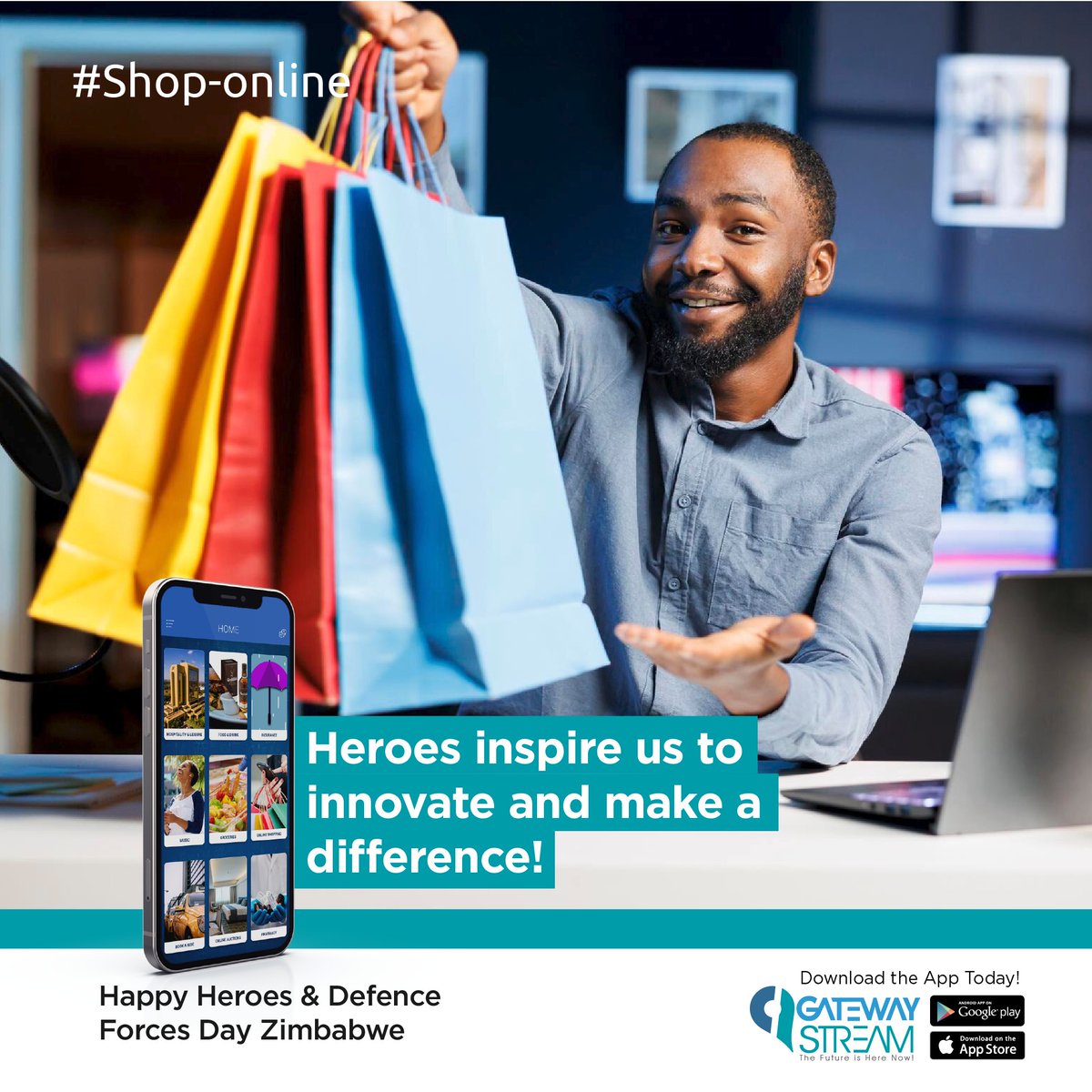 Today, we celebrate the architects of our nation. Their courage and determination continue to shape our future. #ZimbabweHeroesDay #GatewayStream #ProudlyZimbabwean