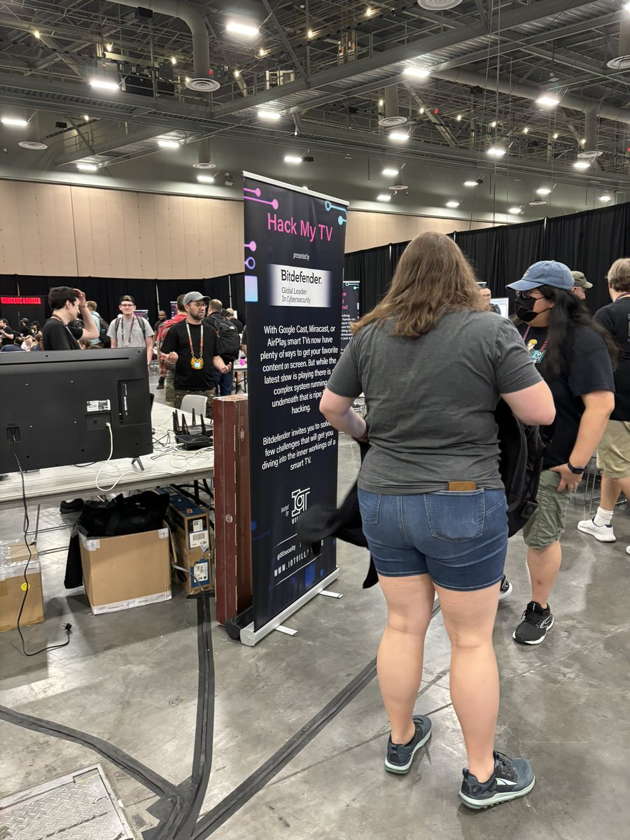 IoTvillage's tweet photo. Last day of @defcon 🥹Please come by and say hi. We have so many activities waiting for you starting at 10am! https://t.co/s0akXyQzIE
