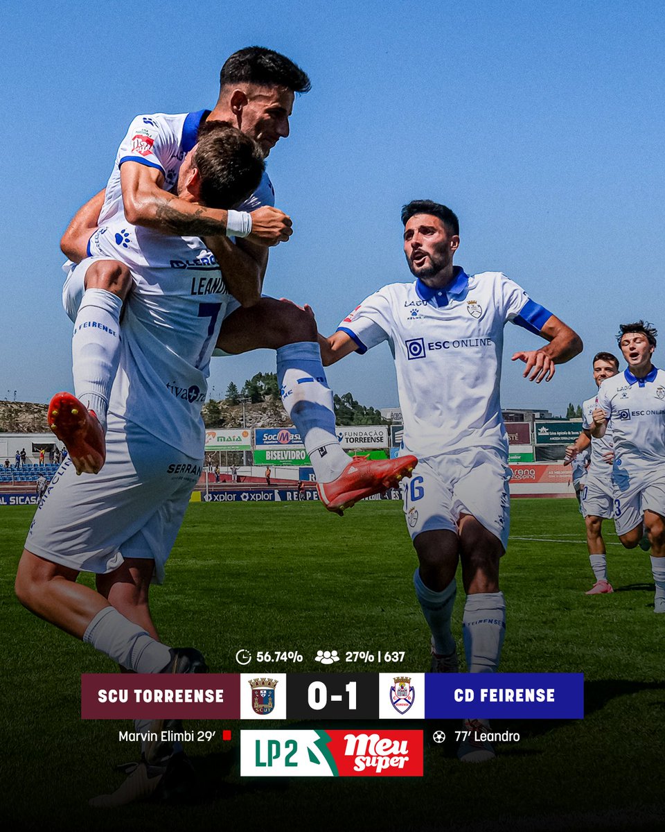 ligaportugal's tweet photo. Época nova…vida nova! 🤩

📈 Desde 2019-20 que o @cdfeirensesad não entrava a ganhar na #LigaPortugalMeuSuper ! 👏🏻

Homem do Jogo #LigaPortugalMeuSuper 👉🏼 Leandro (@cdfeirensesad)

Crónica 👉🏼 https://t.co/l1HUvakYyc

#LigaPortugal #NãoPára #criatalento #SCUTCDF https://t.co/HCyMyHvviG