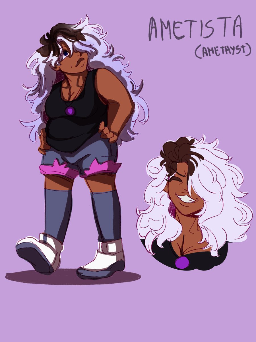 MiwaHoshih's tweet photo. Humanizando as Crystal Gems parte 4: Ametista

#StevenUniverse https://t.co/P3XQsbpsNE