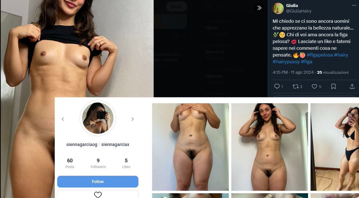 Fake_Hunter2024's tweet photo. Agosto. Periodo in cui nascono molti fake @GiuliaHairy 

Ruba le foto a un profilo OF di una certa Siennagarciaog 
#profilofake https://t.co/JZ3Bmngu7R