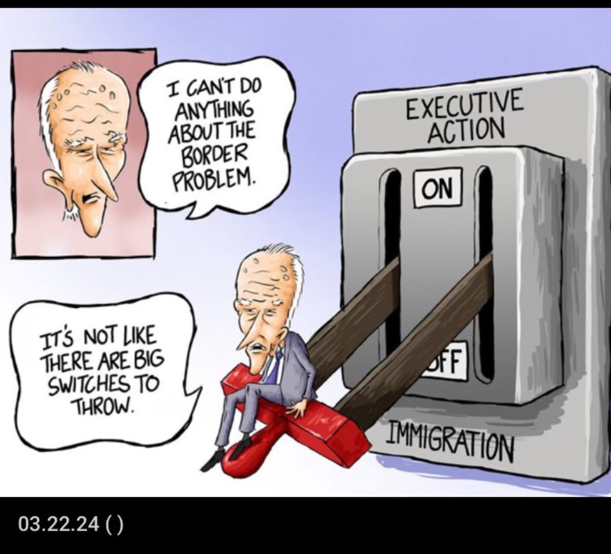 redbloodedmom's tweet photo. @aliensrhere12 @1nfiniteeBeyond @McDonaldNV @JamesBlairUSA Then why did this administration implement over 90 Executive Orders to reverse his border policies?
#GoodJobJoe #GoodJobKamala https://t.co/KpiibFD0Md