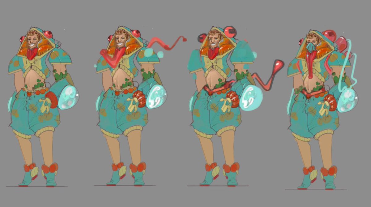 ArthurCandeland's tweet photo. Overwatch styled Fan frog character.
(gameplay and weapon concepts to come)

#conceptart #digitalart #Fanart #Overwatch2 https://t.co/XJu4sEI4xx