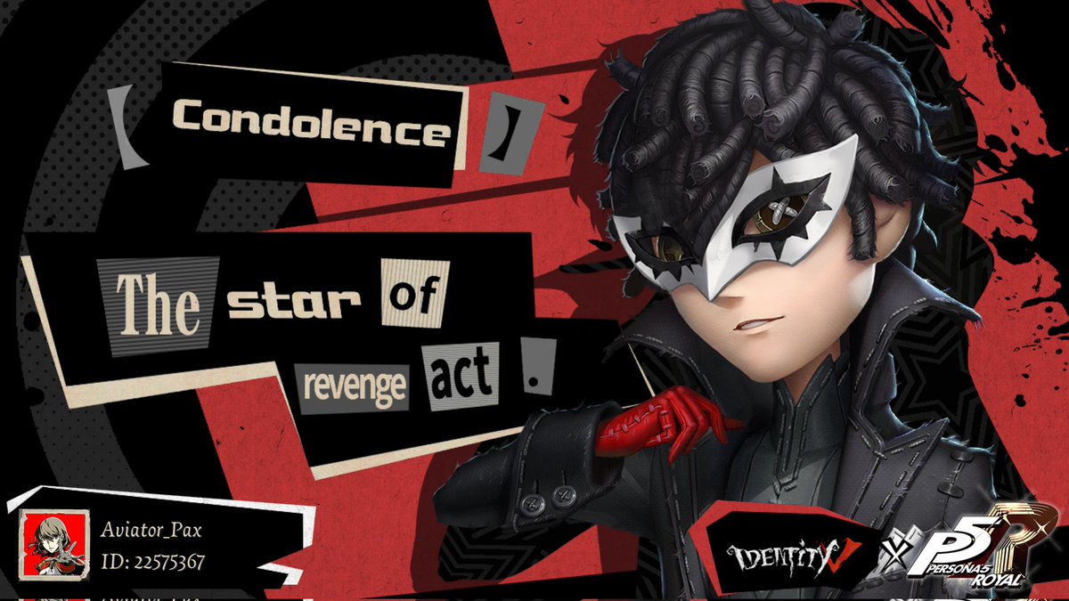 AviatorPaxx's tweet image. I&apos;m playing Identity V. Fancy a game?