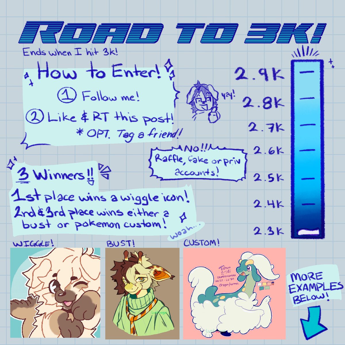 lvstvegas's tweet image. ✨ ROAD TO 3K RAFFLE !! ✨ 
Ends when I hit 3k ! All information on joining is in the pic ^^
If I hit 3k by Friday the 16th I’ll add more winners ^^ 
———
‼️NO Raffle/fake/private accounts please! Must be following by the end of the raffle, I’ll be checking !