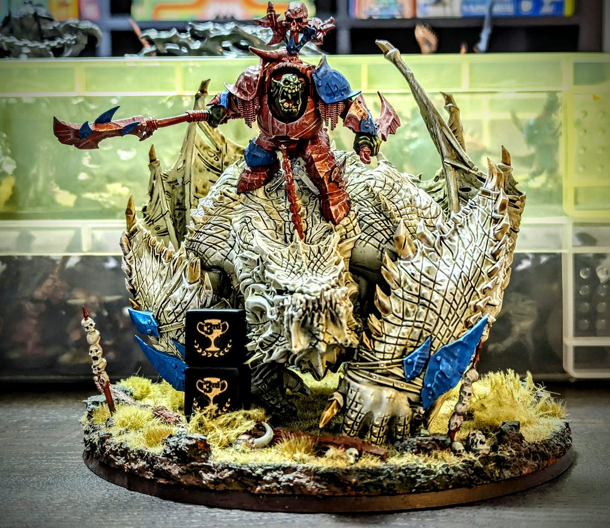 AgeSomething's tweet photo. Who says Ironjawz are bad? First tournament of 4th edition in the books! 3rd place with a 3-0. Big pig nerf coming now surely? https://t.co/axCeqp5zbY