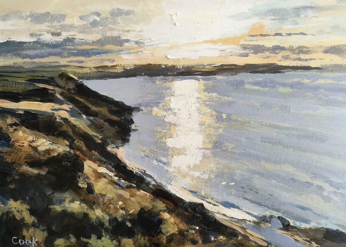 colinrcook's tweet photo. A small painting of Robin Hood's Bay from Ravenscar - sunset.
#art #painting #northyorkshire #contemporaryart #contemporarylandscape #landscapepainting #northyorkshire #fylingdalesgroupofartists #RobinHoodsBay #Ravenscar #sunset https://t.co/jh3wR1LAYk
