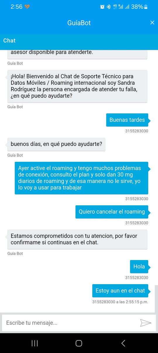 juanclar07's tweet photo. @MovistarCo @AlfreMondragon Se pide cancelación y Movistar hace caso omiso, pido solo activar roaming y me cambian de plan sin autorización. https://t.co/He5W5snCj8