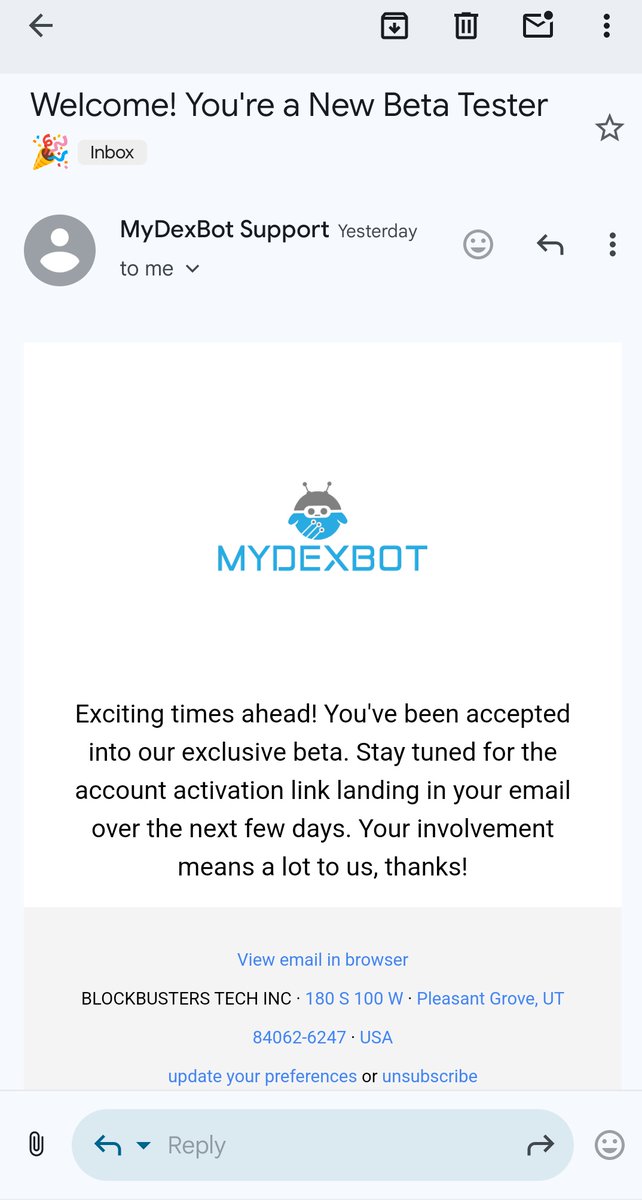 phreesmoke's tweet photo. I'm back bitches! This time as a beta tester for @MyDexBot  #LFG! https://t.co/nRsQKYFafG