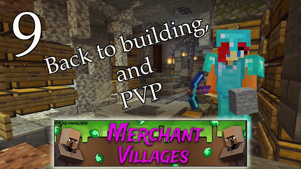 Dealovesanimals's tweet photo. I finally recorded a new video!

Merchant Villages Episode 9: Back to the Base, and PVP
https://t.co/Pss3xGVdbg

#Minecraft #MinecraftSMP #YouTuber #gaming #GamingCommunity #gamergirls https://t.co/AZfLhiNcrg