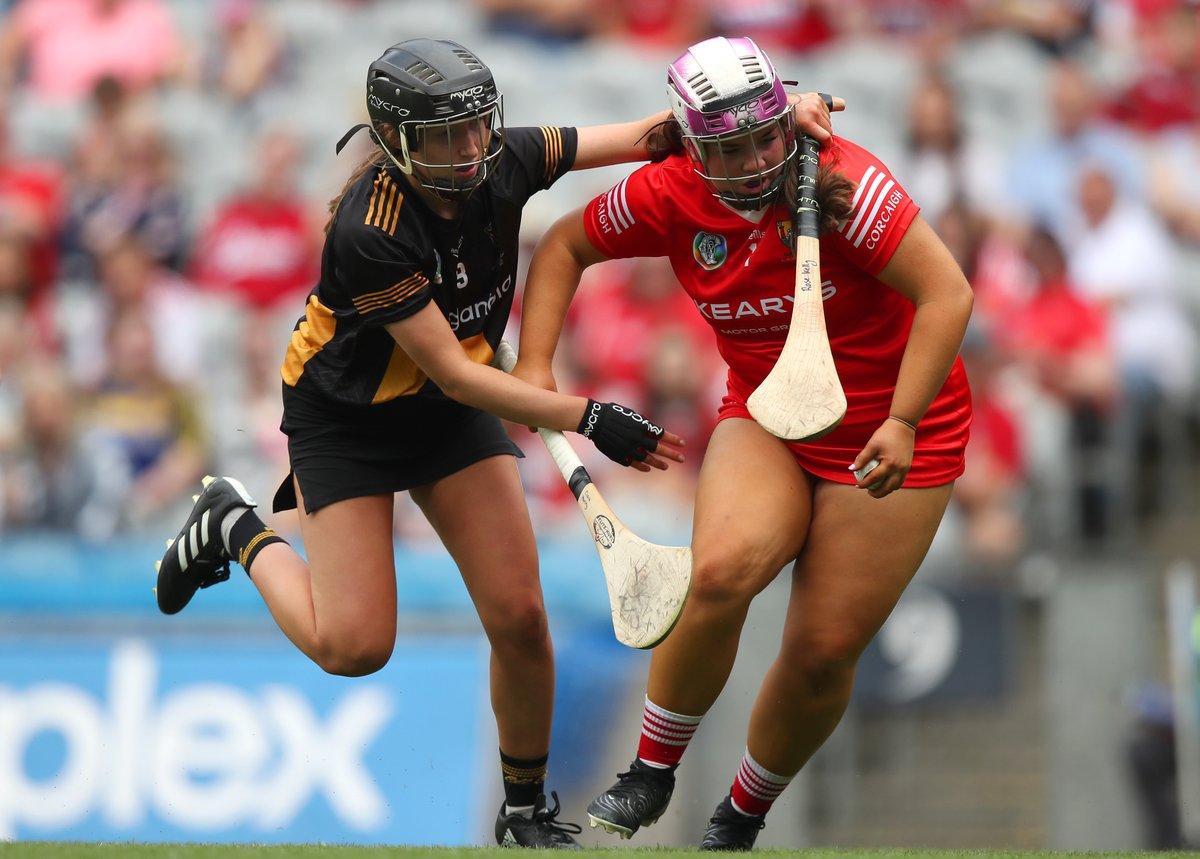 OfficialCamogie's tweet photo. FT score here in Croke Park in the Glen Dimplex All-Ireland Intermediate Final⏰
🔴Cork 1-11
🟡Kilkenny 1-10

Congratulations to @CorkCamogie crowned the GlenDimplex Intermediate Champions for 2024👏 Well done to the team and management and enjoy the celebrations🥳

#camogie120 https://t.co/wpjOfFVf6D