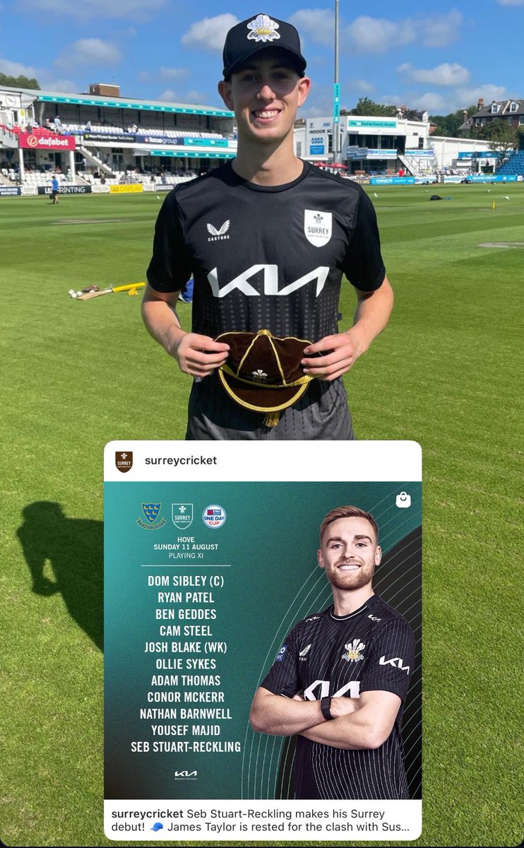 RGS Sport and PE (@rgsgpe) on Twitter photo Incredibly proud to see 2023 leaver Seb make his 1st XI debut for Surrey today. Opening the bowling and picking up a wicket already. <a href="/RGSGuildford/">RGS Guildford</a> Incredibly proud to see 2023 leaver Seb make his 1st XI debut for Surrey today. Opening the bowling and picking up a wicket already. <a href="/RGSGuildford/">RGS Guildford</a>