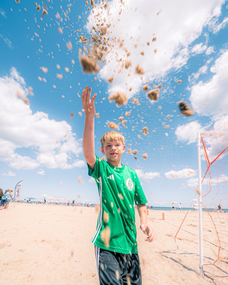 SoccerOnDaBeach's tweet photo. Year #16 in the 📚 Thanks to all the teams, sponsors and volunteers! #GoodVibes #SOTB2024 @ScottVallow @CampGoodDays https://t.co/vbJSPgocpU