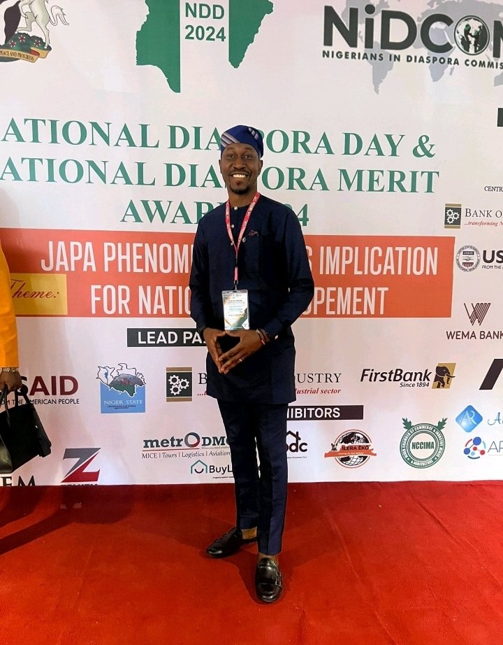 dr Tade D. Omotosho PhD 🇳🇬 🇵🇱 (@drtadeomotosho) on Twitter photo I'm deeply honoured to be among the 24 Nigerian diasporas recognized by the Nigerian government with the National Diaspora Merit Award 2024. This award is more than just a personal achievement; it's a testament to the power of collective patriotism.<a href="/VisserLola/">Visser-Mabogunje Lola</a> I'm deeply honoured to be among the 24 Nigerian diasporas recognized by the Nigerian government with the National Diaspora Merit Award 2024. This award is more than just a personal achievement; it's a testament to the power of collective patriotism.<a href="/VisserLola/">Visser-Mabogunje Lola</a>