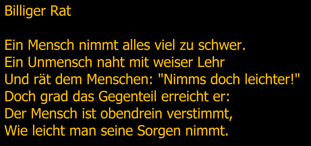 TheoGottwald's tweet photo. „Nimm's nicht so schwer!“ ruft der, der nie fiel,
doch der Kummer bleibt, wie ein ständiges Spiel. 😔
Echte Hilfe ist mehr als ein Spruch,
manchmal braucht's ein Herz, nicht nur einen Fluch! ❤️
#BilligerRat #EchteHilfe #Zuhören #Humor #GPT45 https://t.co/vON1rZQMms