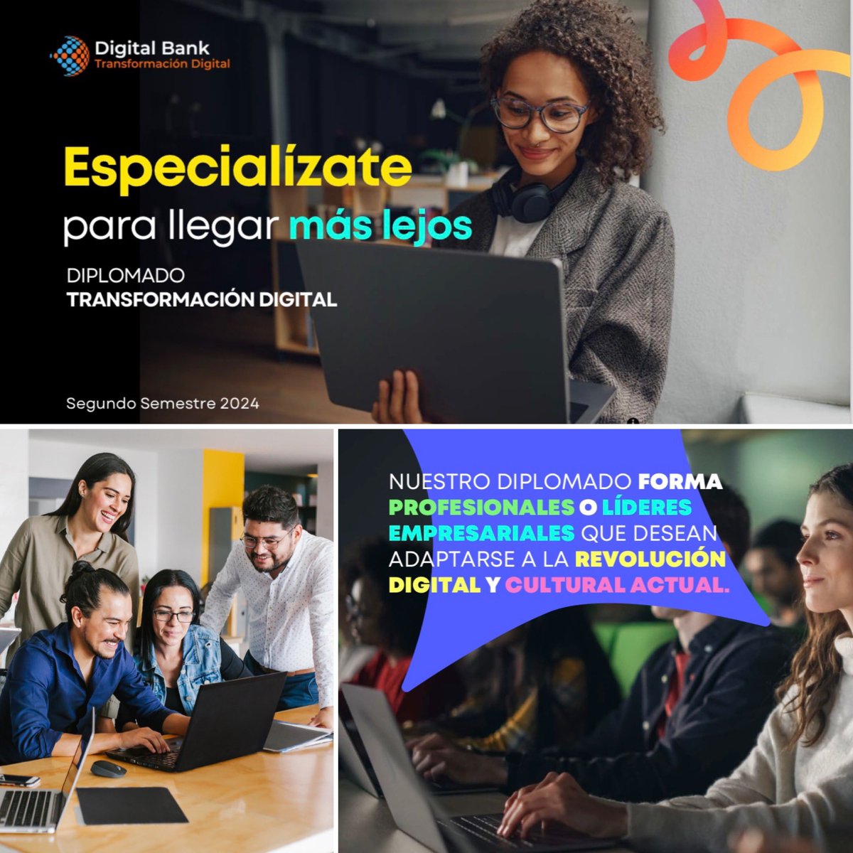 Cambia tu vida !!! +Conocimiento +Oportunidades = Hazte Valioso ❤️

Súmate al Diplomado de Transformación Digital en Digital Bank Latam !!!   digitalbanktd.com