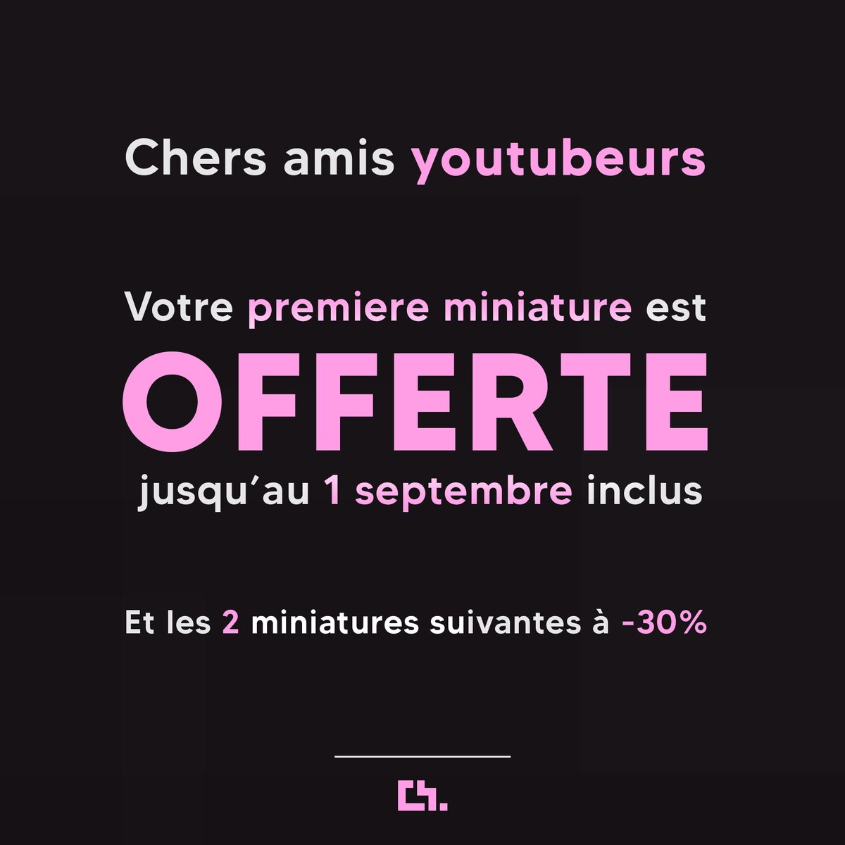 Que diriez vous d'un petit coup de pouce ?👀
Offre à durée limitée ! Profitez en, ou alors partagez !👩‍💻