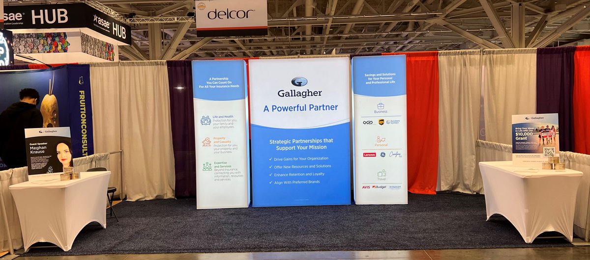 GMS_Gallagher's tweet photo. We’re waiting for you to come and say hello!
Come snack on some Garrett Popcorn and learn how Gallagher can help you offer more value to your members at booth #1649. #ASAE24 #InUnityWeThrive #BeyondSavings #PartneringStrong https://t.co/LmPylqNaoX