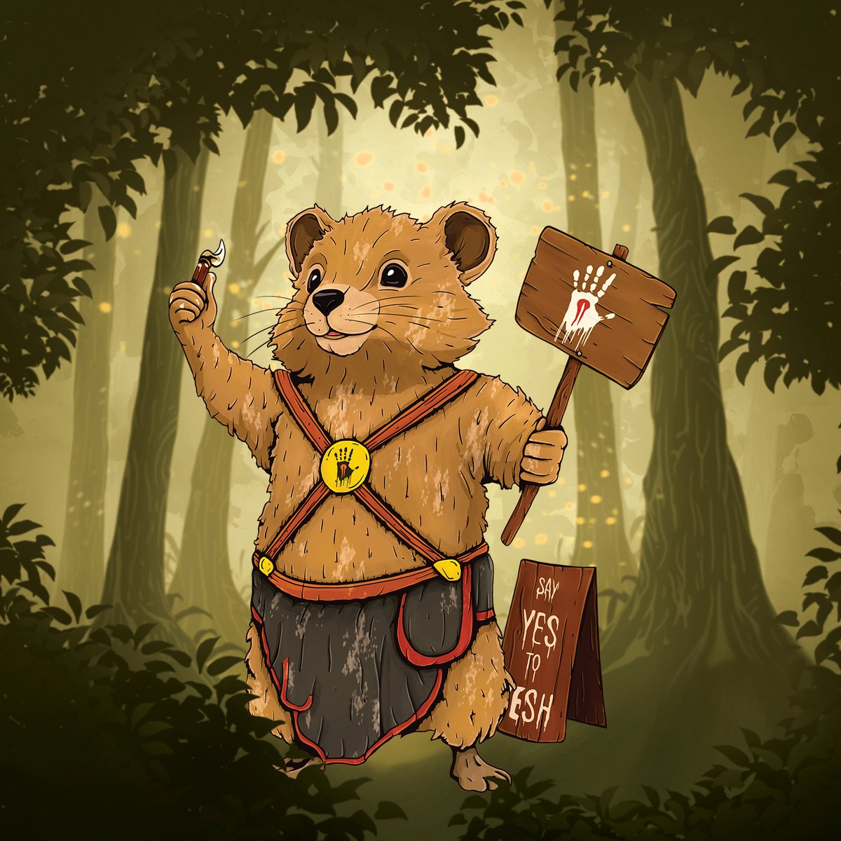 CityofGamesHQ's tweet photo. This coming week, I’ll start delving into the gameplay of Emberleaf, but today I’d like to introduce you to Twitch.

While Twitch may not be widely loved among the Emberlings due to his incessant fondness for Vesh, he has always held a special place in my heart. https://t.co/TDv0sGv1MO