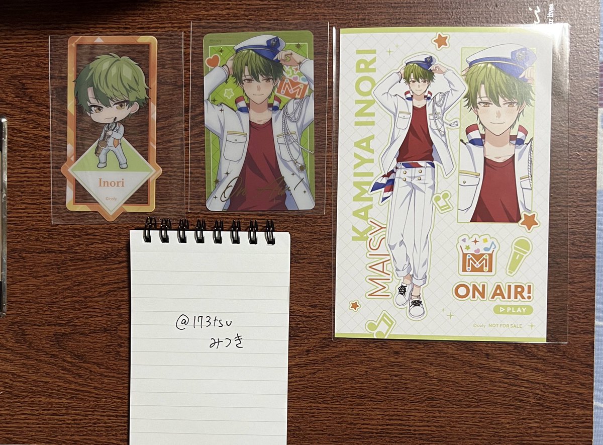 【交換】オンエア！ トレーディングクリアカード クリカ 特典　まねきねこ

譲　心、新多、祈

求　同種　幸弥、冴&gt;定価＋送料
郵送のみ　譲渡はキャラまとめてのみ
ゆうちょor PayPay
検索からもお気軽にお声掛けください