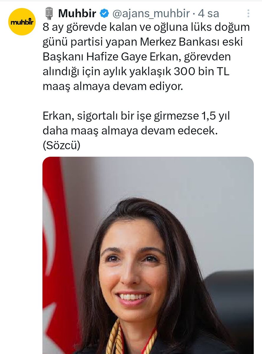 avcemilcicek01's tweet photo. Yata yata ayda 300 bin TL maaş alıyormuş. Haram zıkkım olsun! https://t.co/6Zsgup5i50