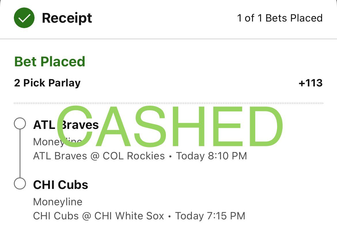 🔥Yesterday we were in the green again.   
🔥Bringing Boom Boom Bets monthly total to  +32.85 U

🔥Claim 60 Days FREE access to <a href="/BookieBurners/">BookieBurners</a>  discord🔥

tinyurl.com/moneylinemagic
Code: 60FREE

#sportsbettingadvice #MLB #sportsbetting #sportsbets #DraftKings #fanduel
