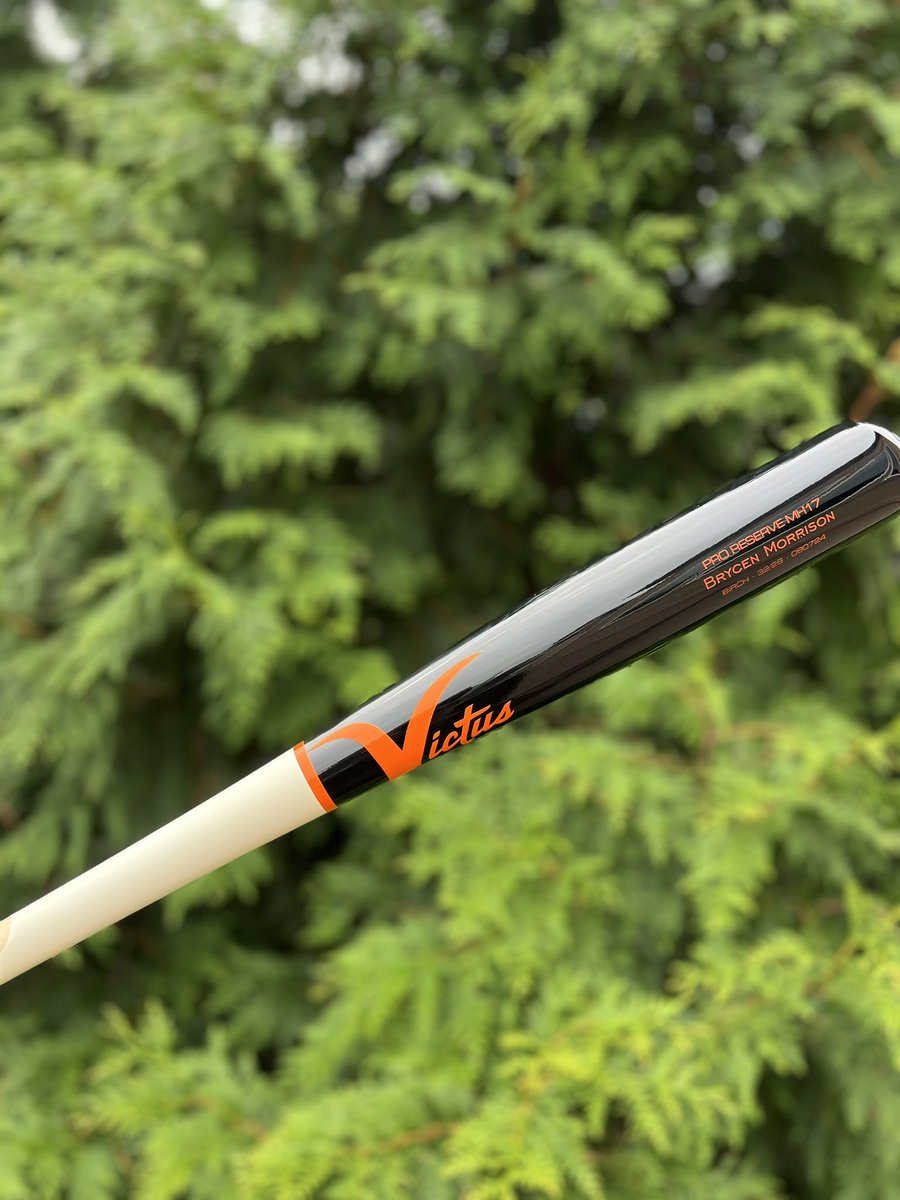 Thank you <a href="/VictusSports/">Victus Sports</a> on this awesome <a href="/mitch_haniger/">Mitch Haniger</a> model to commemorate <a href="/BrycenMor34427/">Brycen Morrison</a> final season with Impact where he earned MVP. Brycen set the club record in his final two years for batting average, WHIP, and ERA. Good luck at <a href="/DoaneAthletics/">Doane Tigers 🐯</a> baseball!