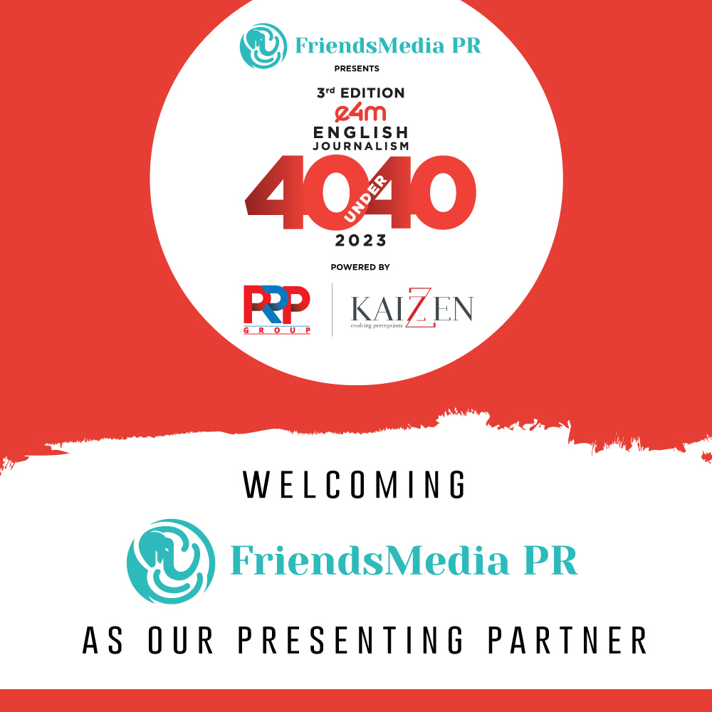 e4mevents's tweet image. Welcoming our esteemed partner @Friends_MediaPR as our Presenting Partner for the 3rd edition of the #e4mEnglishJournalism 40 Under 40 Conference &amp;amp; Awards.  

🗓️ August 13, 2024  

Register now - e4mevents.com/english-journa…

#e4mEvents #TrustInJournalism #FutureOfJournalism