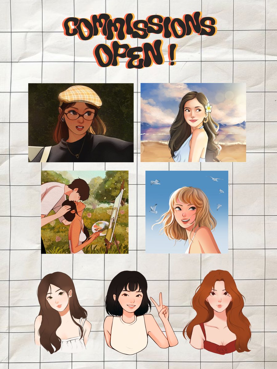 kimjjidraws's tweet photo. 🤍COMMISSIONS ARE OPEN 🤍

Help  me  earn  for   extra  allowance  and  for  my  arki-course expenses.  First  2  clients  will  have  10%  back  to  school  discount!

For  more  inquiries,  feel  free  to  message  me  privately!

likes  &amp;  rts  are  highly  appreciated  ✨ https://t.co/RdYgqr9R1v