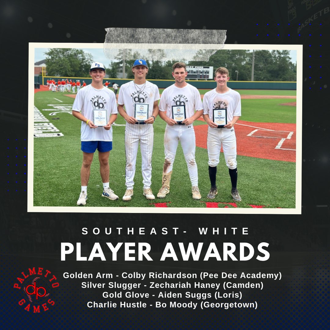 diamondprospect's tweet image. Southeast White Award Winners